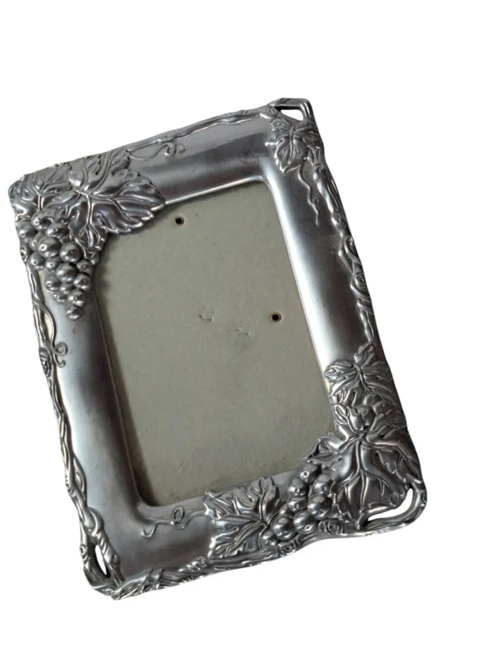 Arthur Court Grapevine Frame 4x6 Photo Vintage Embossed Classic Tuscan Gift NOS